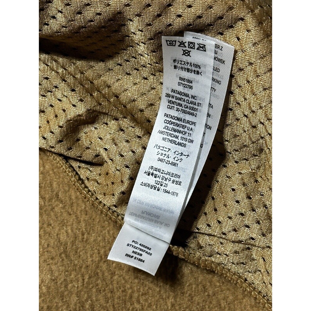 Patagonia Jacket Womens XS Retro Pile Fleece Zip Nest Brown 22795 Pink Trim NWT - Picture 6 of 6